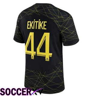 Paris Saint Germain (EKITIKE 44) Soccer Jersey Fourth Black 2022/2023