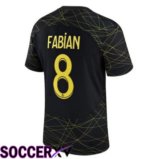 Paris Saint Germain (FABIAN 8) Soccer Jersey Fourth Black 2022/2023