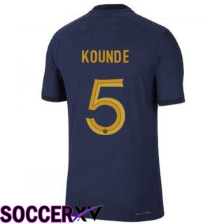 France (KOUNDE 5) Home Jersey Royal Blue 2023/2023