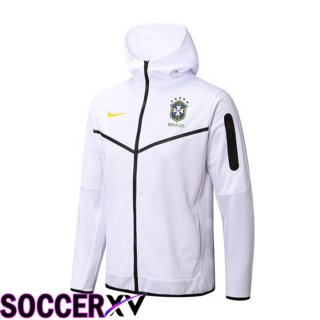 Brazil Training Jacket Hoodie White 2022/2023