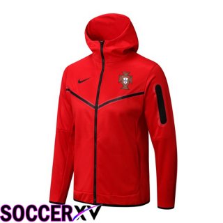 Portugal Training Jacket Hoodie Red 2022/2023