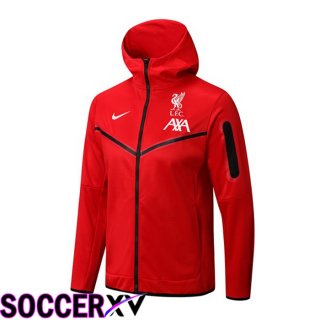 FC Liverpool Training Jacket Hoodie Red 2022/2023