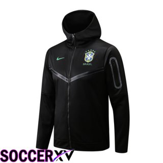 Brazil Training Jacket Hoodie Black 2022/2023