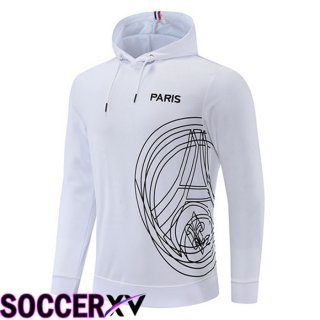 JORDAN Paris Saint Germain Training Jacket Hoodie White 2022/2023