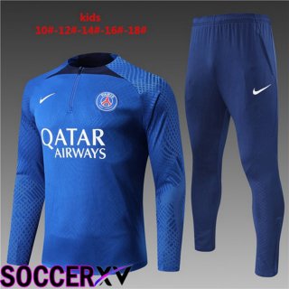 Paris Saint Germain Kids Training Tracksuit Blue 2022/2023