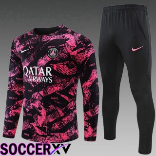 Paris Saint Germain Kids Training Tracksuit Pink Black 2022/2023