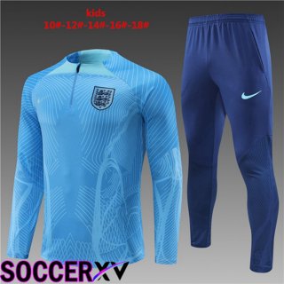 England Kids Training Tracksuit Blue 2022/2023