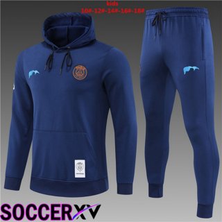 Paris Saint Germain Kids Training Tracksuit Hoodie Royal Blue 2022/2023