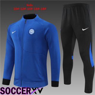 Inter Milan Kids Training Jacket Suit Blue 2022/2023