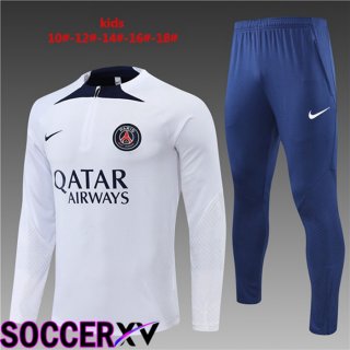 Paris Saint Germain Kids Training Tracksuit White 2022/2023