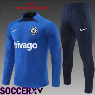 FC Chelsea Kids Training Tracksuit Blue 2022/2023