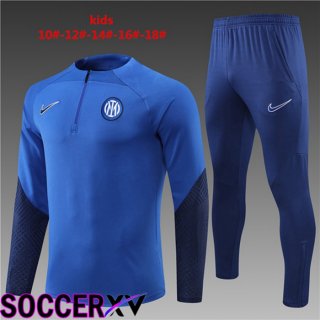 Inter Milan Kids Training Jacket Suit Blue 2022/2023