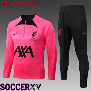 FC Liverpool Kids Training Jacket Suit Pink 2022/2023