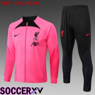 FC Liverpool Kids Training Jacket Suit Pink 2022/2023