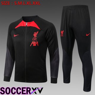 FC Liverpool Kids Training Jacket Suit Black 2022/2023