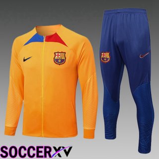 FC Barcelona Kids Training Jacket Suit Orange 2022/2023