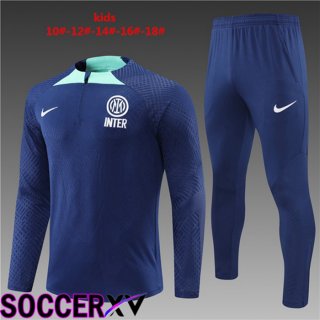 Inter Milan Kids Training Jacket Suit Blue 2022/2023