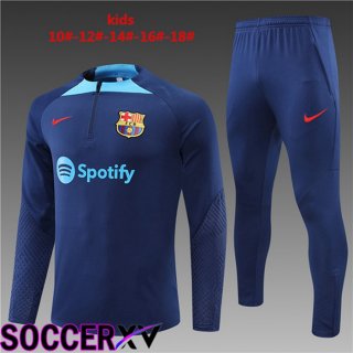 FC Barcelona Kids Training Jacket Suit Blue 2022/2023