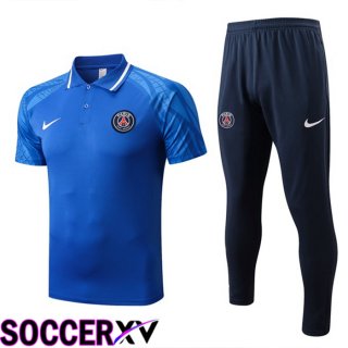 Paris Saint Germain Polo Jersey + Pants Blue 2022/2023