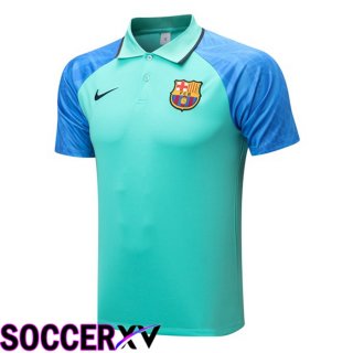 FC Barcelona Polo Jersey Green Blue 2022/2023