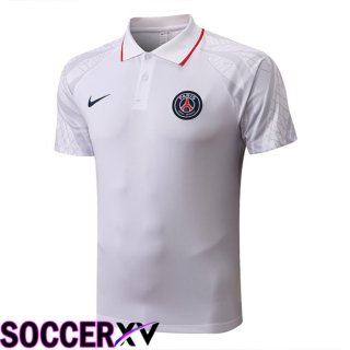 Paris Saint Germain Polo Jersey White 2022/2023