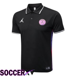 Paris Saint Germain Polo Jersey Black 2022/2023