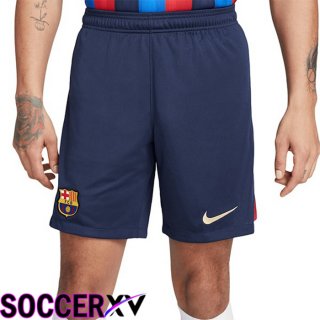 Barcelona Soccer Shorts Home Red Blue 2022/2023