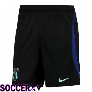 Atletico Madrid Soccer Shorts Away Black 2022/2023