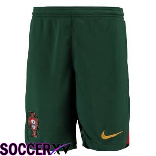 Portugal Soccer Shorts Home Green 2022/2023