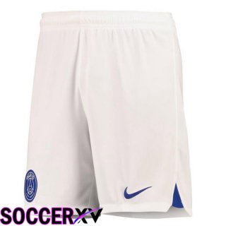 Paris Saint Germain Soccer Shorts Third White 2022/2023