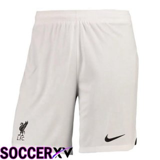 FC Liverpool Soccer Shorts Away White 2022/2023