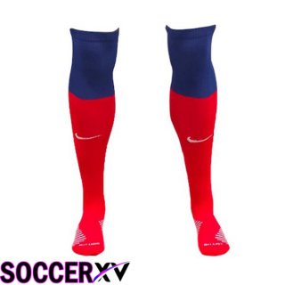 Atletico Madrid Soccer Socks Home Red 2022/2023