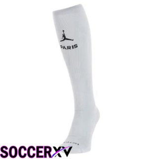 Paris Saint Germain Soccer Socks Away White 2022/2023