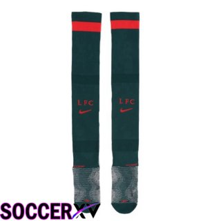 FC Liverpool Soccer Socks Third Green 2022/2023