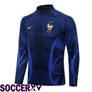 France Training Sweatshirt Royal Blue 2022/2023