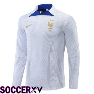 France Training Sweatshirt White 2022/2023