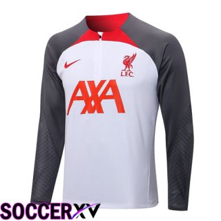 FC Liverpool Training Sweatshirt White Grey 2022/2023