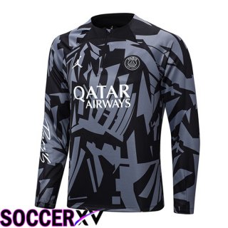 FC Barcelona Training Sweatshirt Black Grey 2022/2023