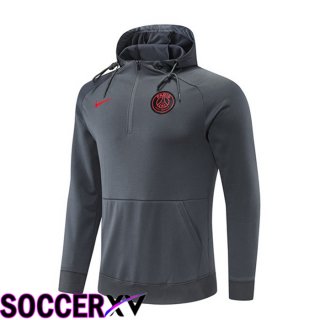 Paris Saint Germain Training Sweatshirt Hoodie Grey 2022/2023