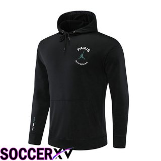 JORDAN Paris Saint Germain Training Sweatshirt Hoodie Black 2022/2023