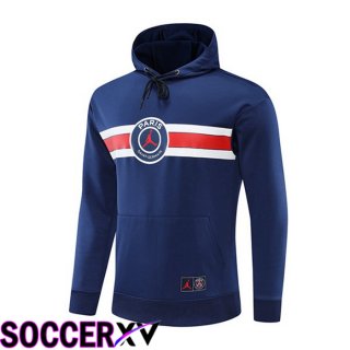 JORDAN Paris Saint Germain Training Sweatshirt Hoodie Blue 2022/2023