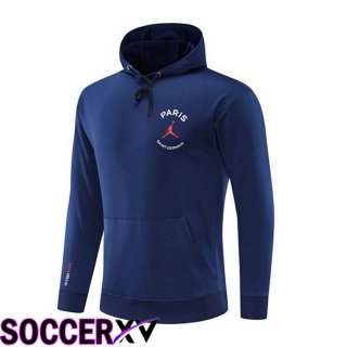 JORDAN Paris Saint Germain Training Sweatshirt Hoodie Blue 2022/2023