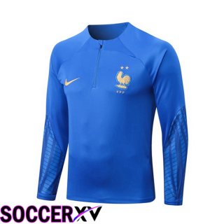 France Training Sweatshirt Blue 2022/2023