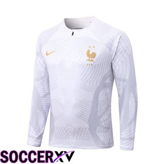 France Training Sweatshirt White 2022/2023