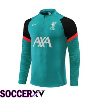 FC Liverpool Training Sweatshirt Green Black 2022/2023