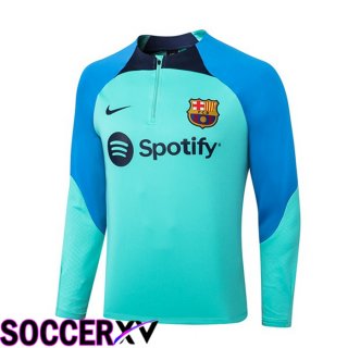 FC Barcelona Training Sweatshirt Blue Green 2022/2023