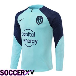 Atletico Madrid Training Sweatshirt Blue 2022/2023