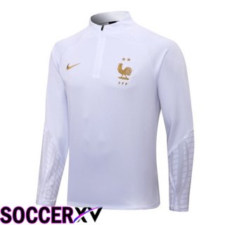 France Training Sweatshirt White 2022/2023