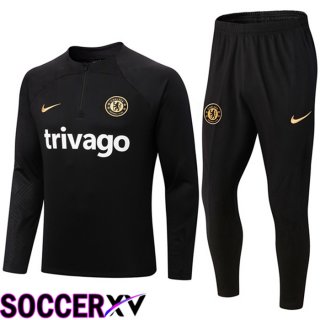 FC Chelsea Training Tracksuit Black 2022/2023