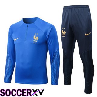 France Training Tracksuit Blue 2022/2023